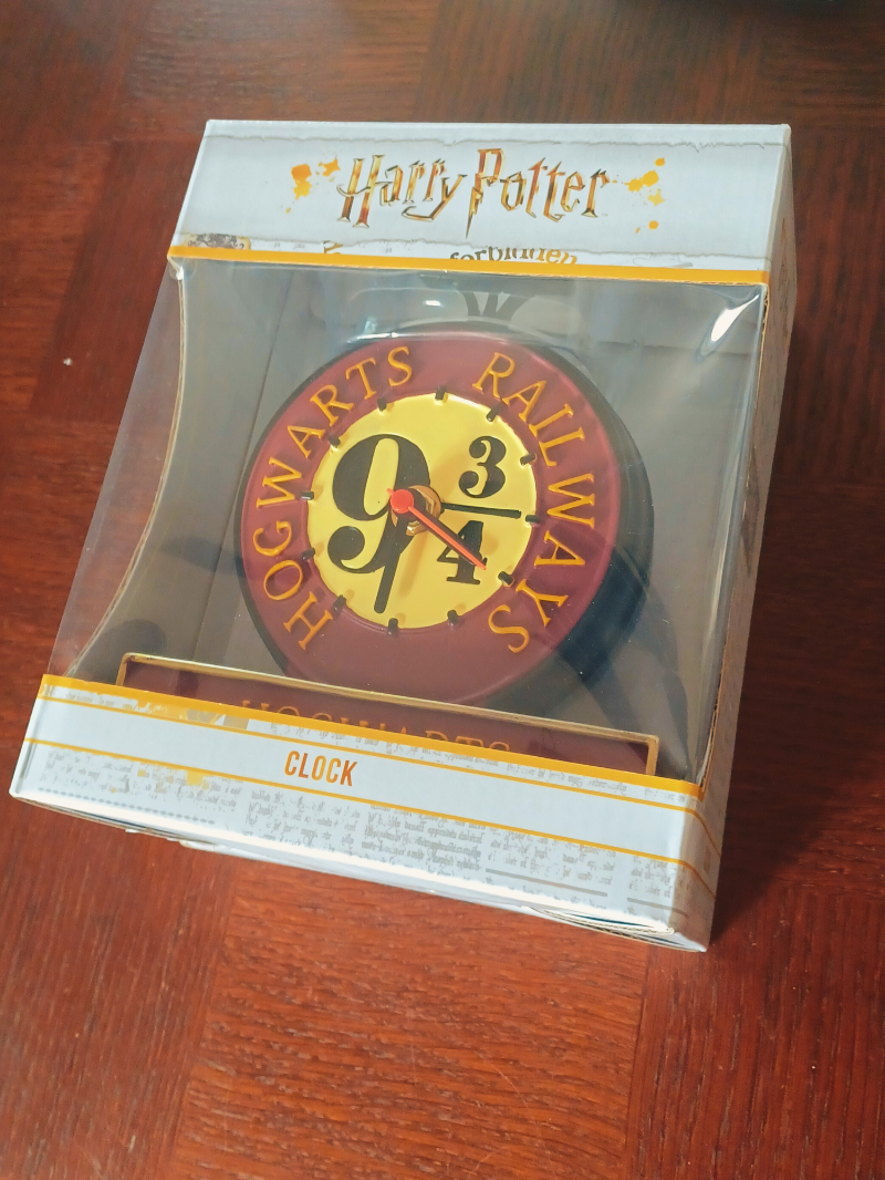Horloge vintage 9 ¾ Harry Potter 